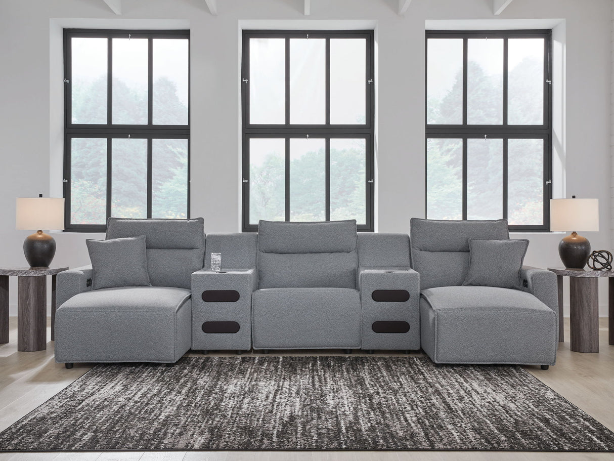 Modmax - Salt And Pepper - Reclining Sectional by Signature Design by Ashley® | Bel Furniture