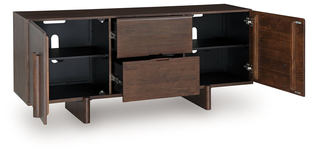Kydler - Medium Brown - Accent Cabinet by Signature Design by Ashley® | Bel Furniture