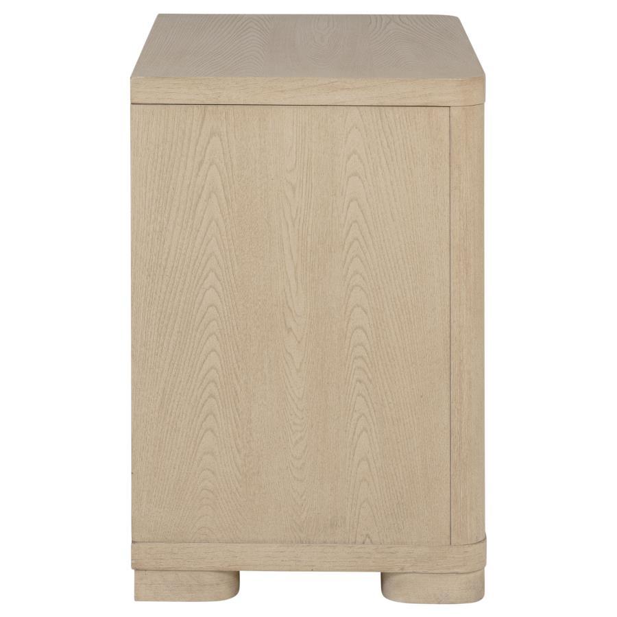 Ladera - 2-Drawer Nightstand Bedside Table - Light Elm by Coaster Fine Furniture | Bel Furniture