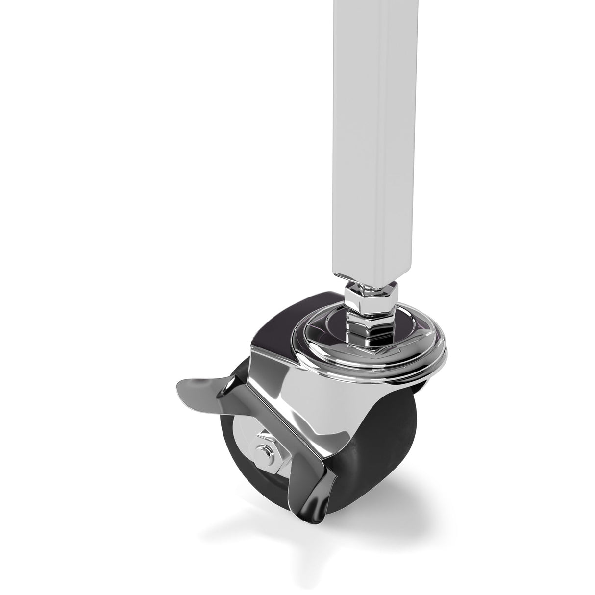 Watts - Bar Cart - Chrome by Simpli-Home | Bel Furniture