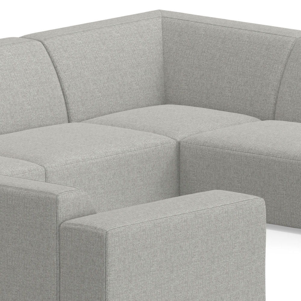 Rex - U-Shaped Sectional Sofa - Gray