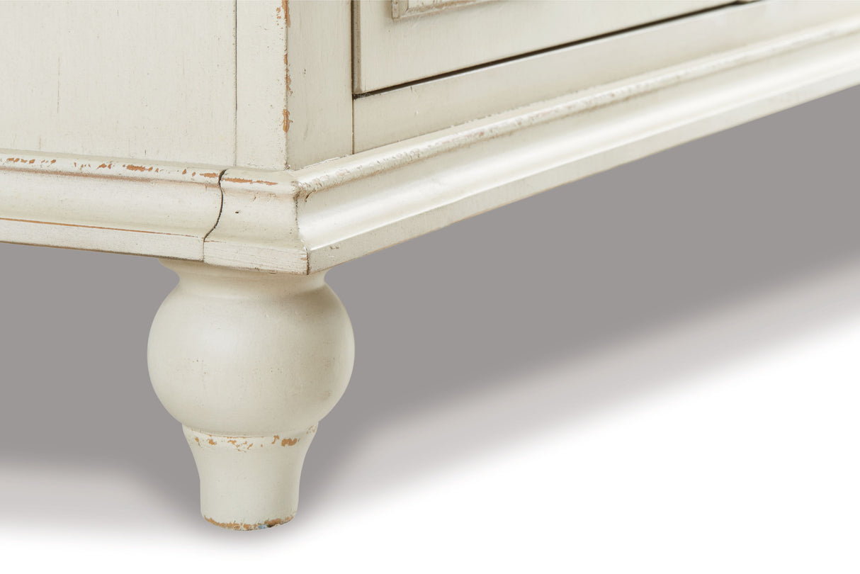 Roranville - Antique White - Accent Cabinet by Signature Design by Ashley® | Bel Furniture