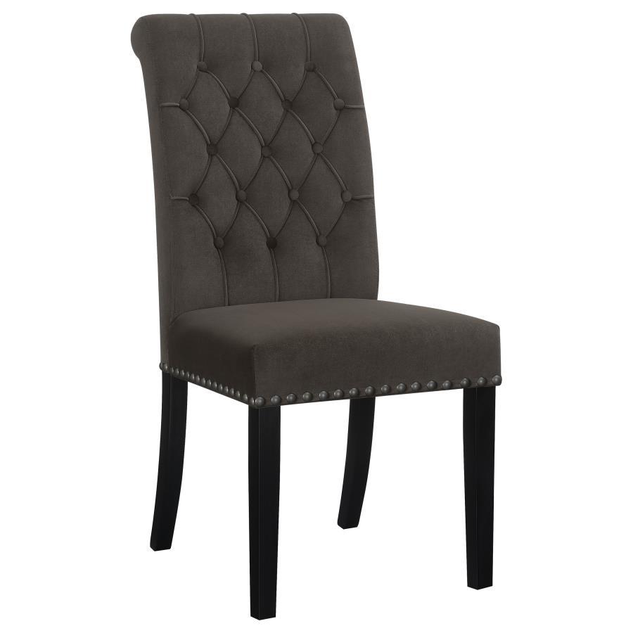 Alana - Upholstered Dining Side Chair (Set of 2) by CoasterElevations | Bel Furniture