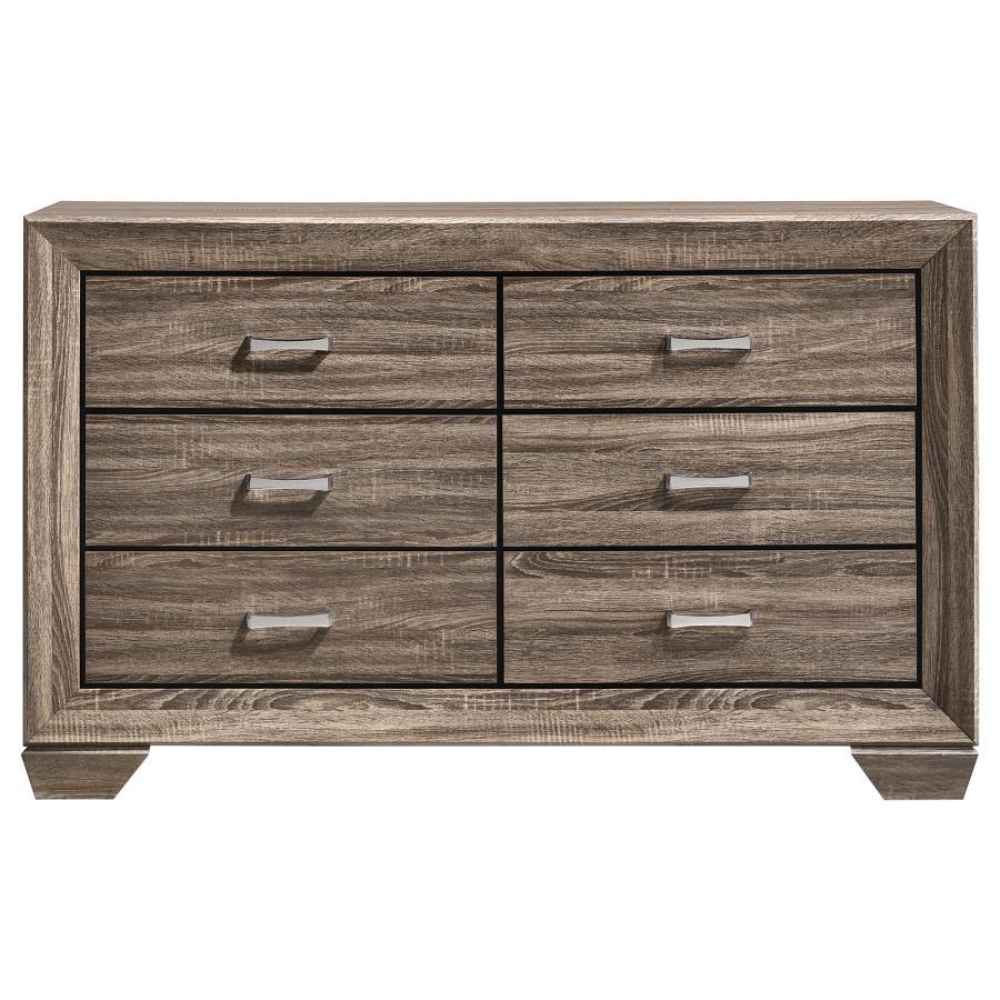 Kauffman - 6-Drawer Dresser by CoasterEveryday | Bel Furniture