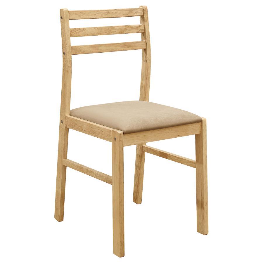 Bucknell - 3 Piece Round Drop Leaf Dining Table Set by CoasterEveryday | Bel Furniture