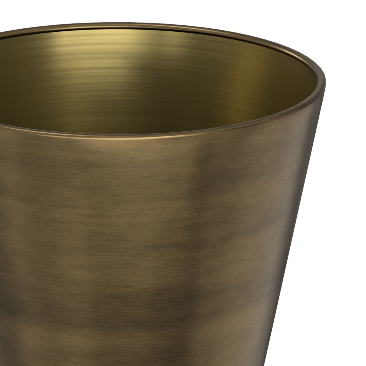 Leyla - Side Table - Antique Brass by Simpli-Home | Bel Furniture