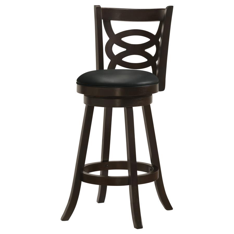 Calecita - Wood Swivel Counter Stool (Set of 2) by CoasterEssence | Bel Furniture