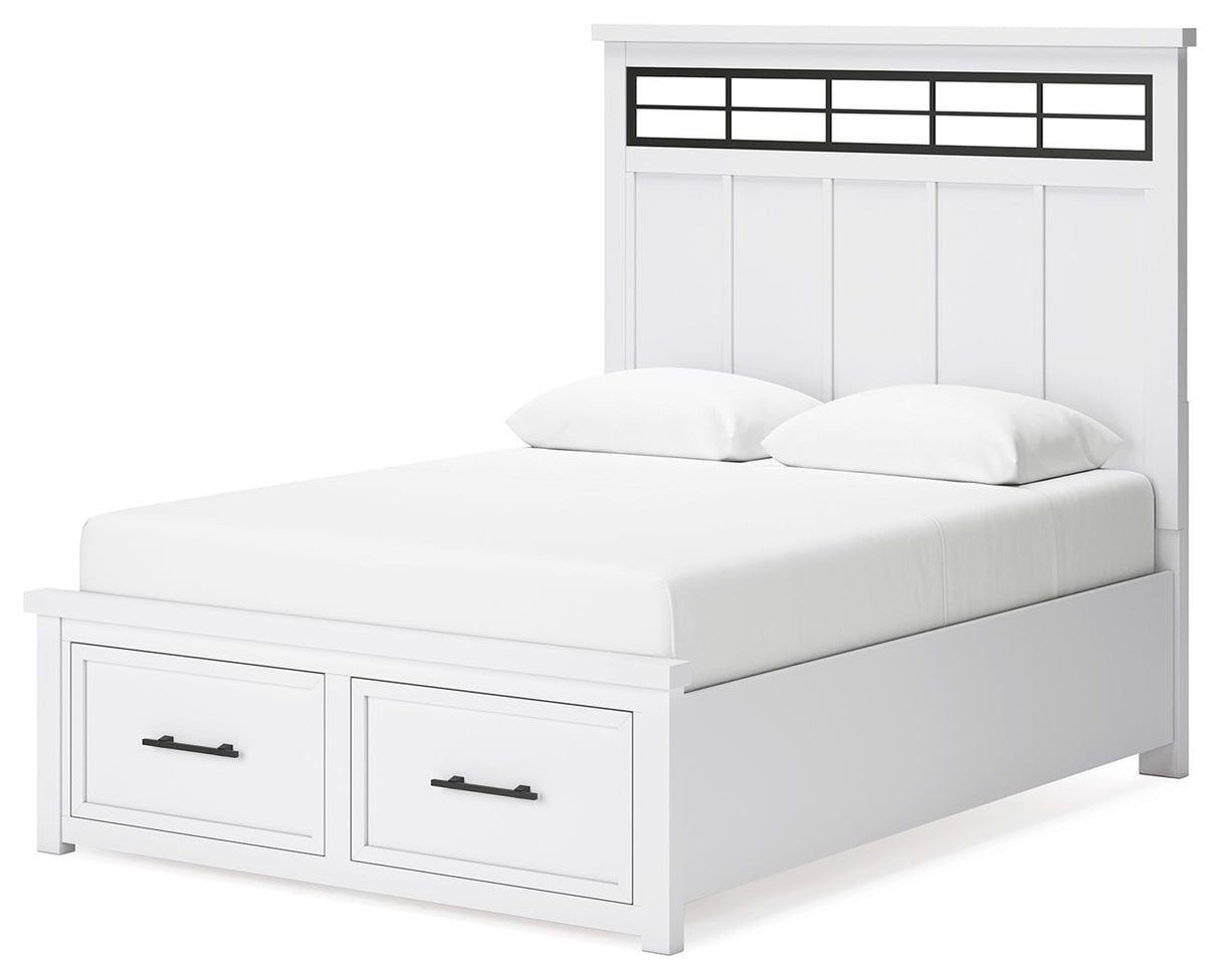 Ashbryn - Panel Storage Bed by Benchcraft® | Bel Furniture
