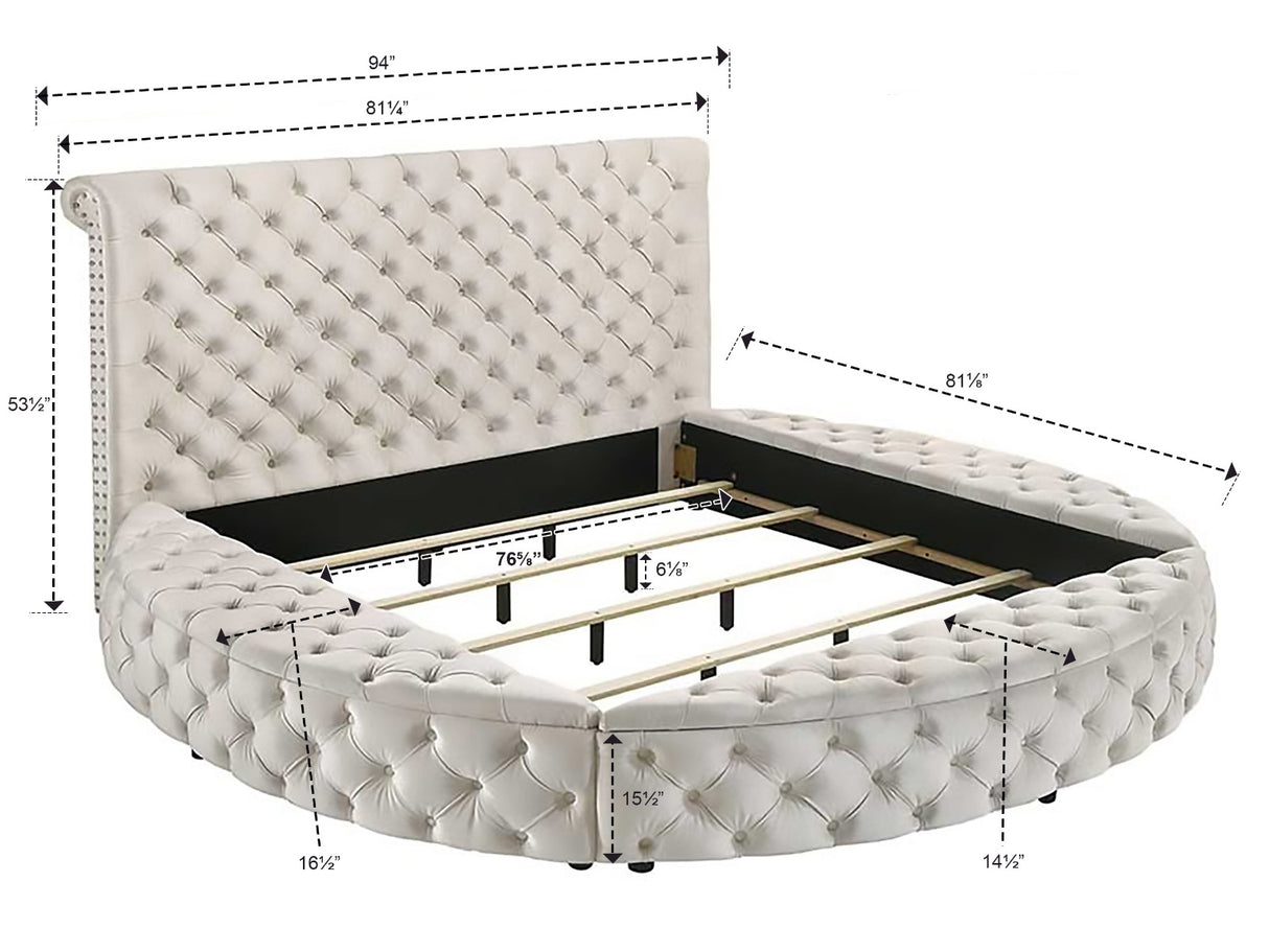 Brigitte Storage Bed Black