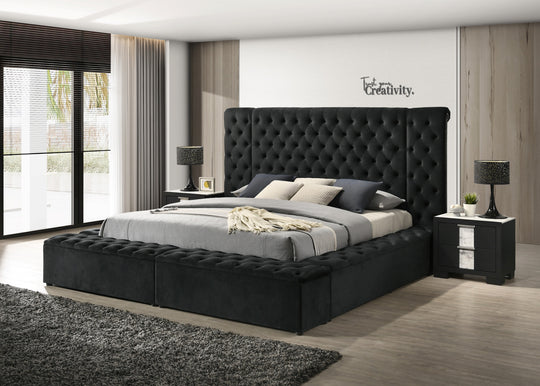 Liliana Storage Bed Black