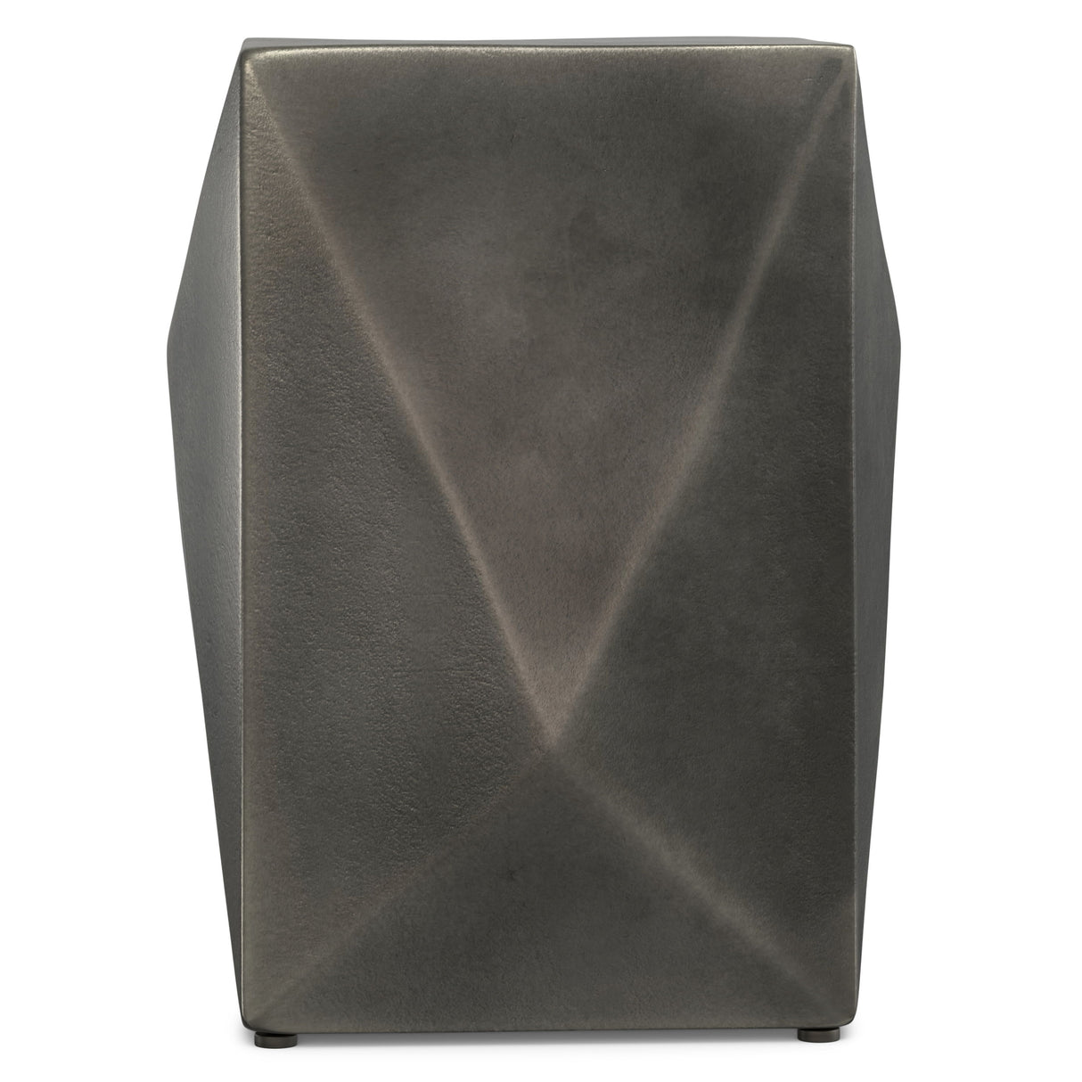 Danner - Cast Aluminum Side Table - Black by Simpli-Home | Bel Furniture