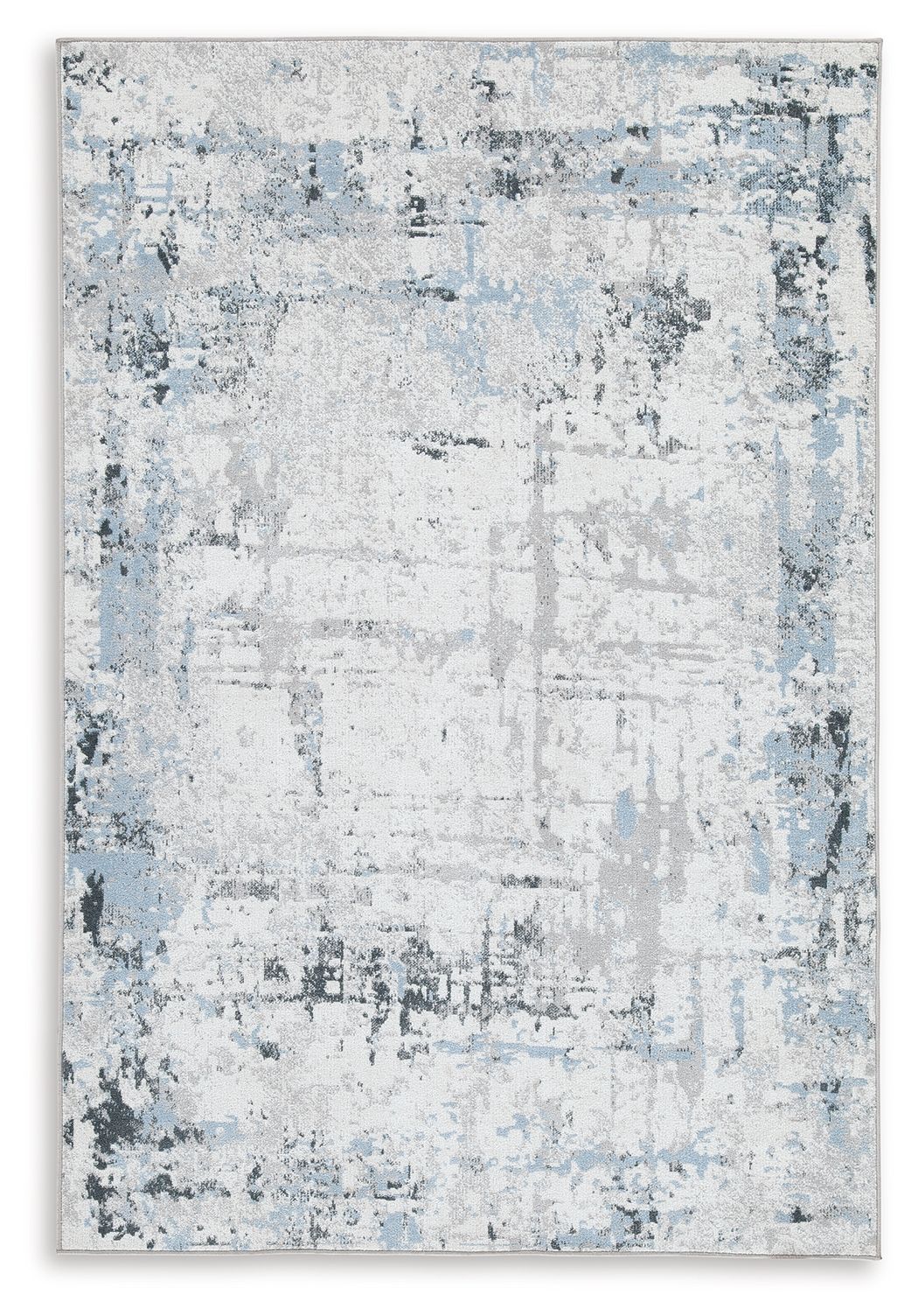 Emertonly - Washable Rug Light Blue by Signature Design by Ashley® | Bel Furniture