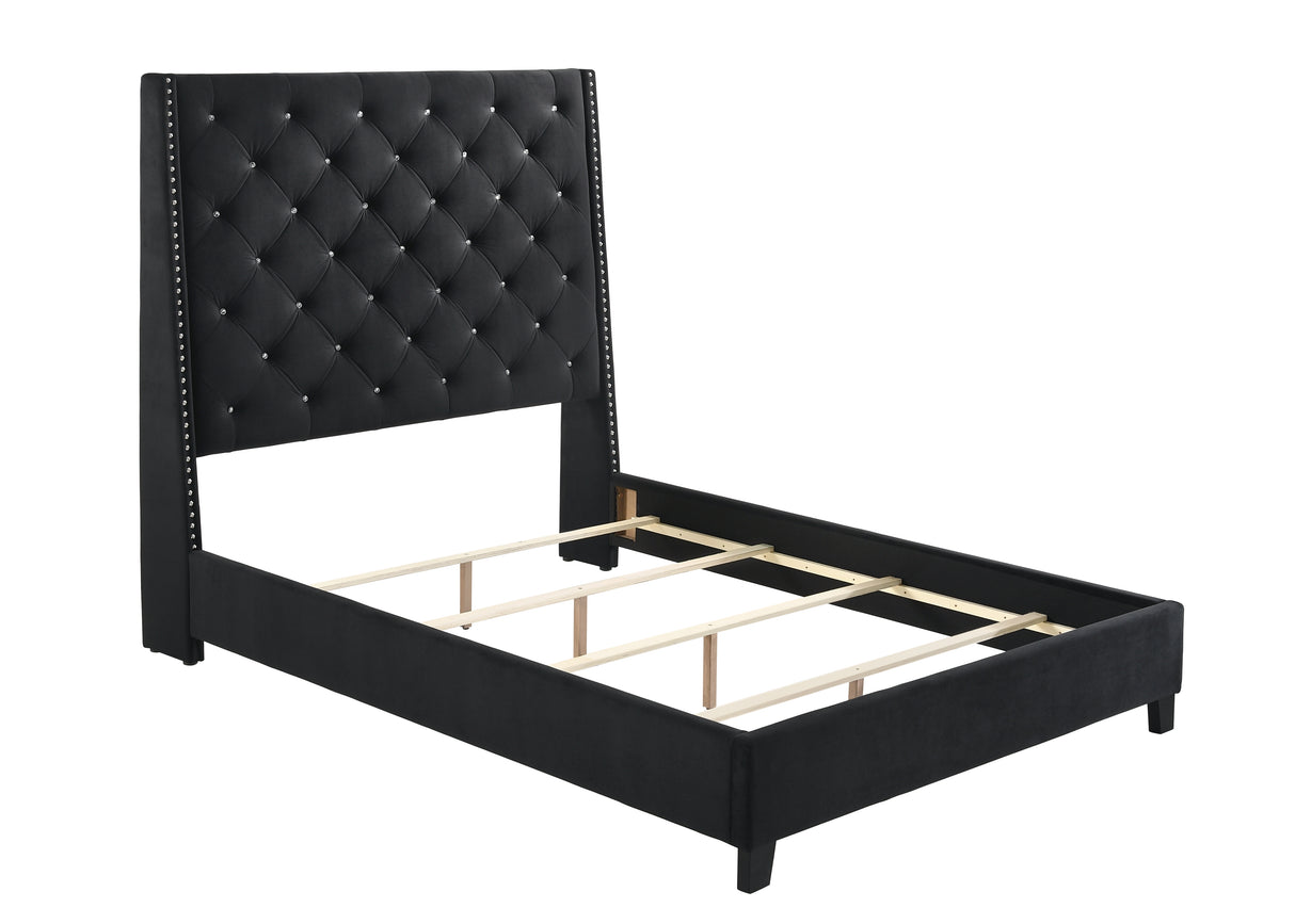 Chantilly Bed Black