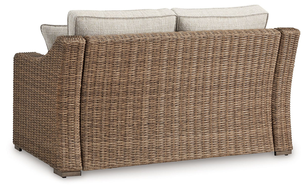 Beachcroft - Beige - Loveseat With Cushion by Signature Design by Ashley® | Bel Furniture