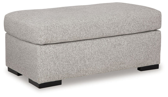 Evansley - Ottoman Blue by Benchcraft® | Bel Furniture