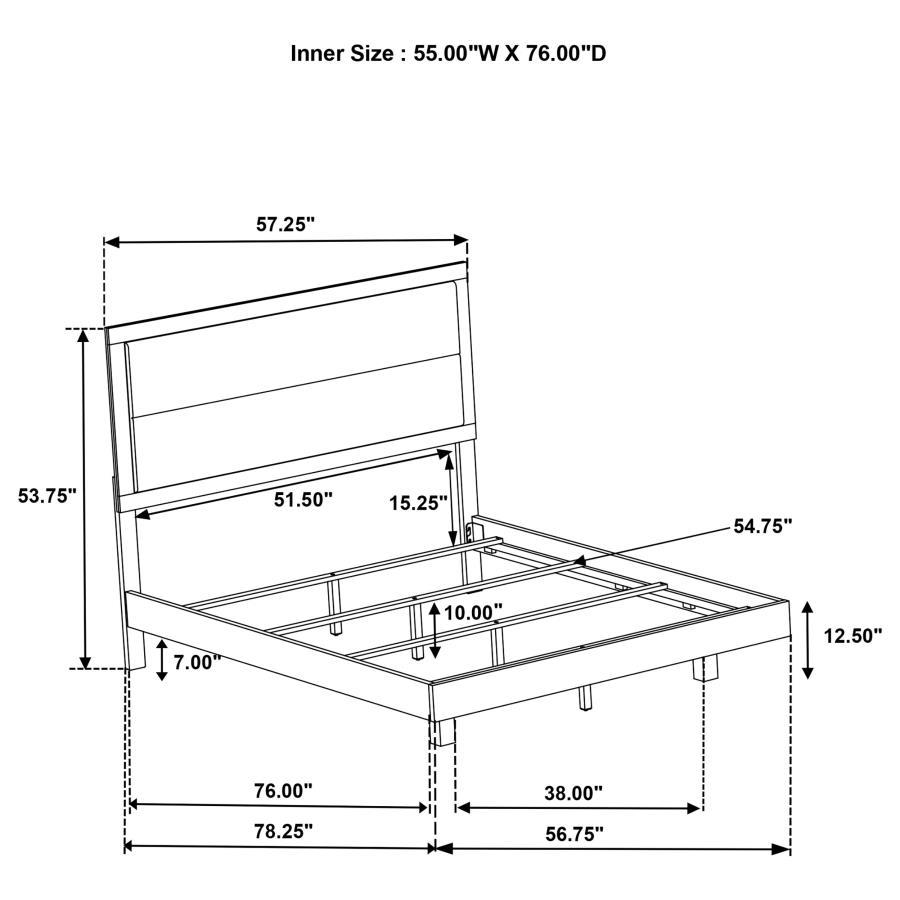 Trenton - Wood Panel Bed by Coaster Fine Furniture | Bel Furniture