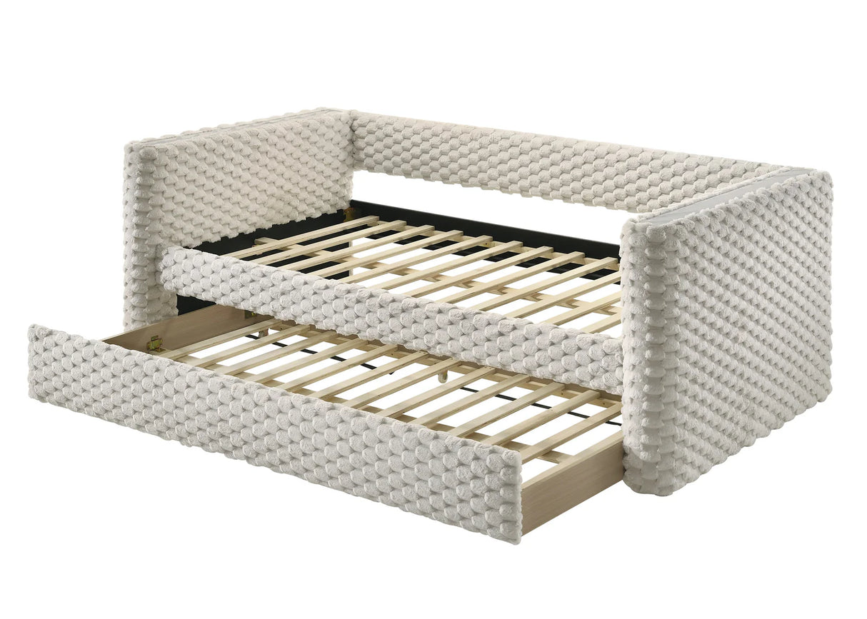 BRIELLE Twin Daybed with Twin Trundle by Crown Mark | Bel Furniture