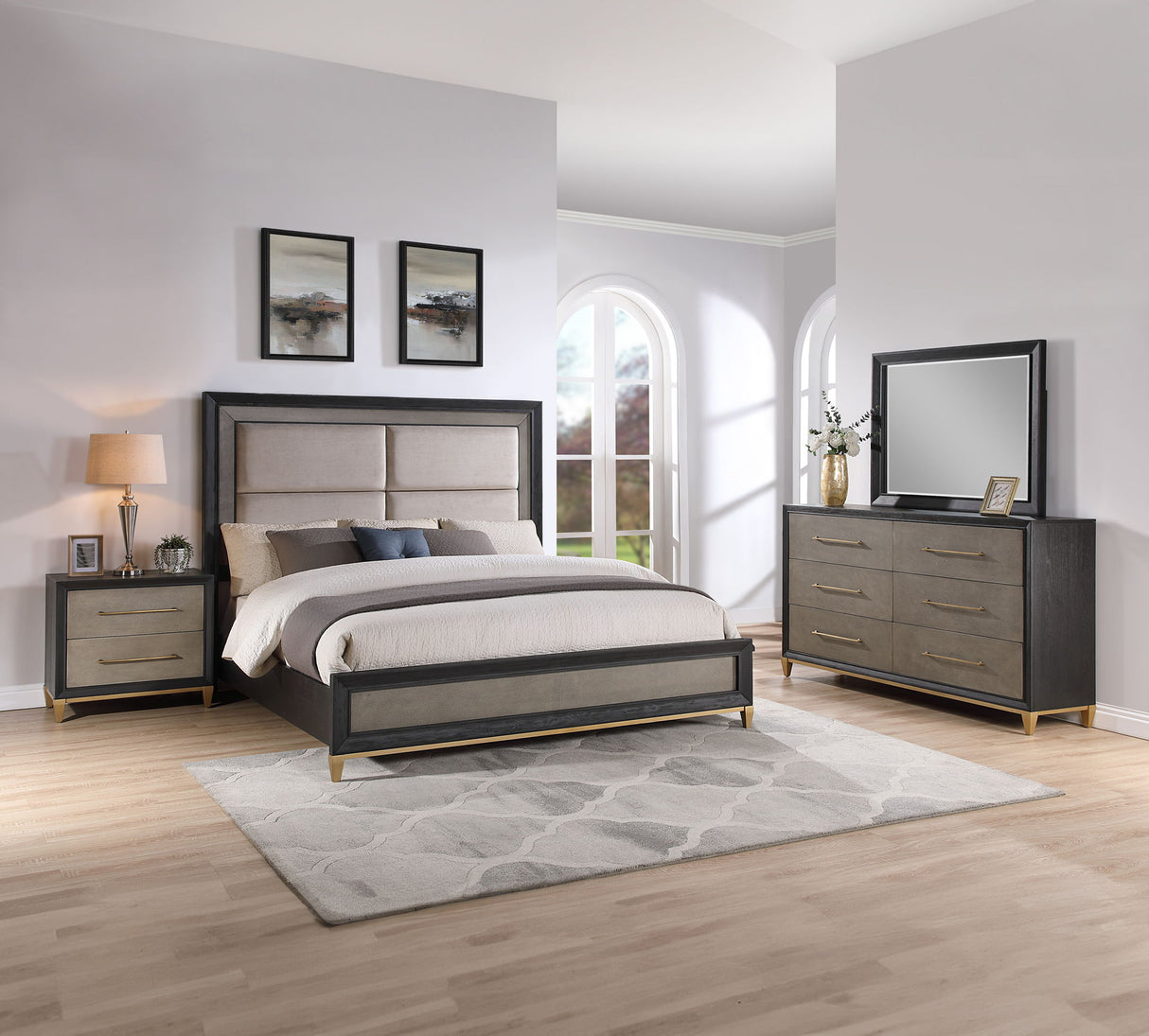 Payson - Bedroom Set Black by Crown Mark | Bel Furniture