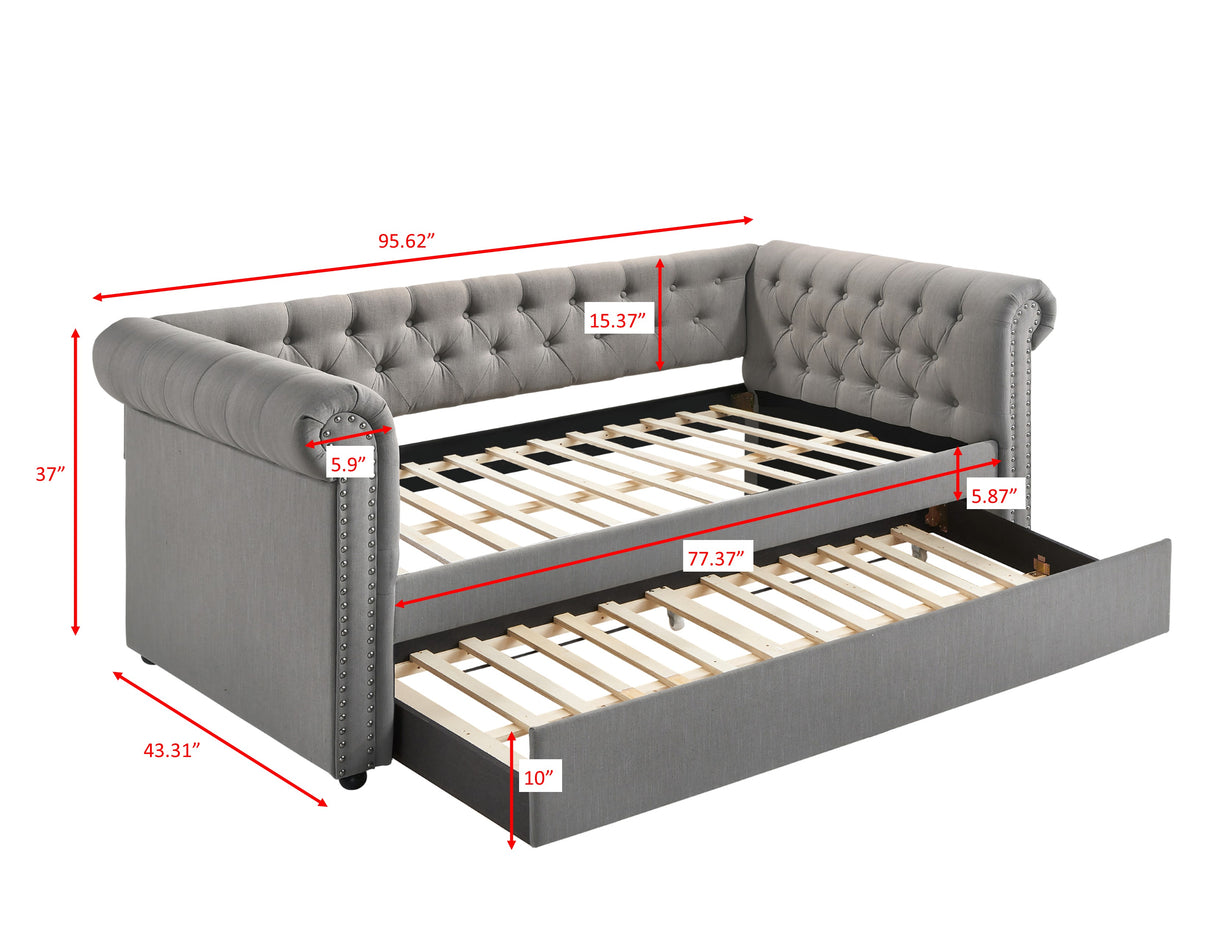 Ellie Daybed Black / Dove