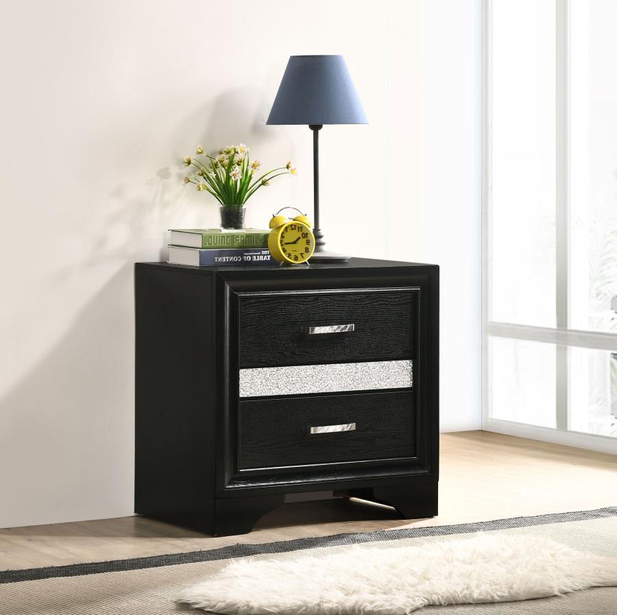 Miranda - 2-Drawer Nightstand by CoasterEveryday | Bel Furniture
