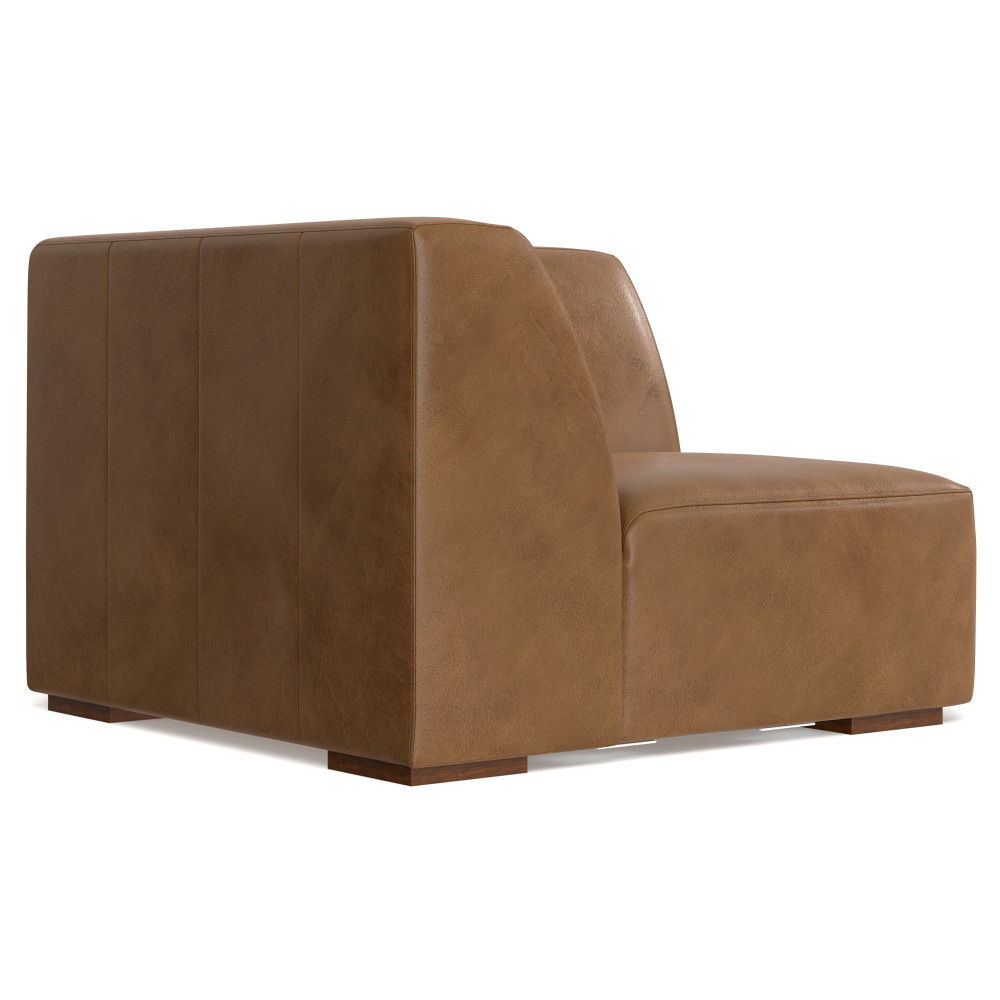 Rex - Corner Sofa Module - Brown by Simpli-Home | Bel Furniture