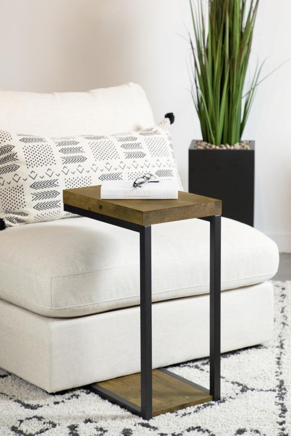 Beck - Engineered Wood C-Shape Sofa Side Table by CoasterEveryday | Bel Furniture