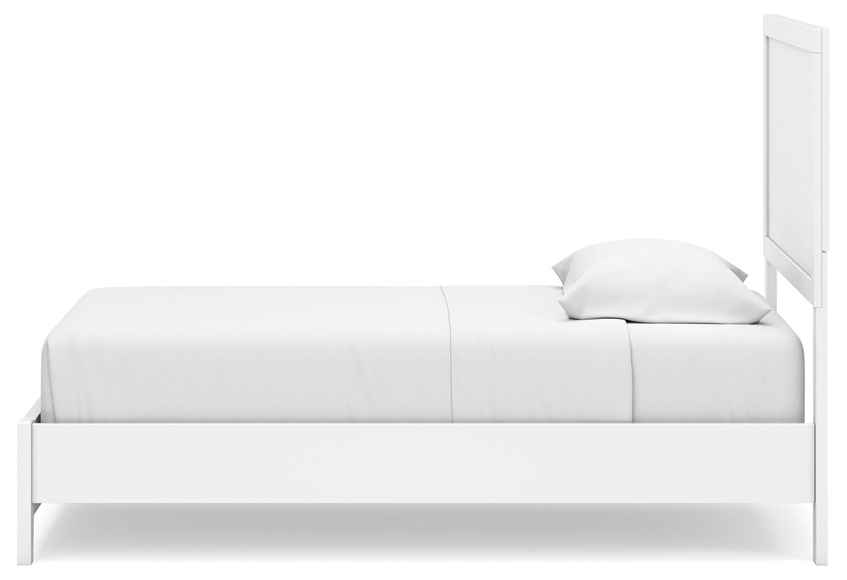 Binterglen - Twin Panel Bed - White