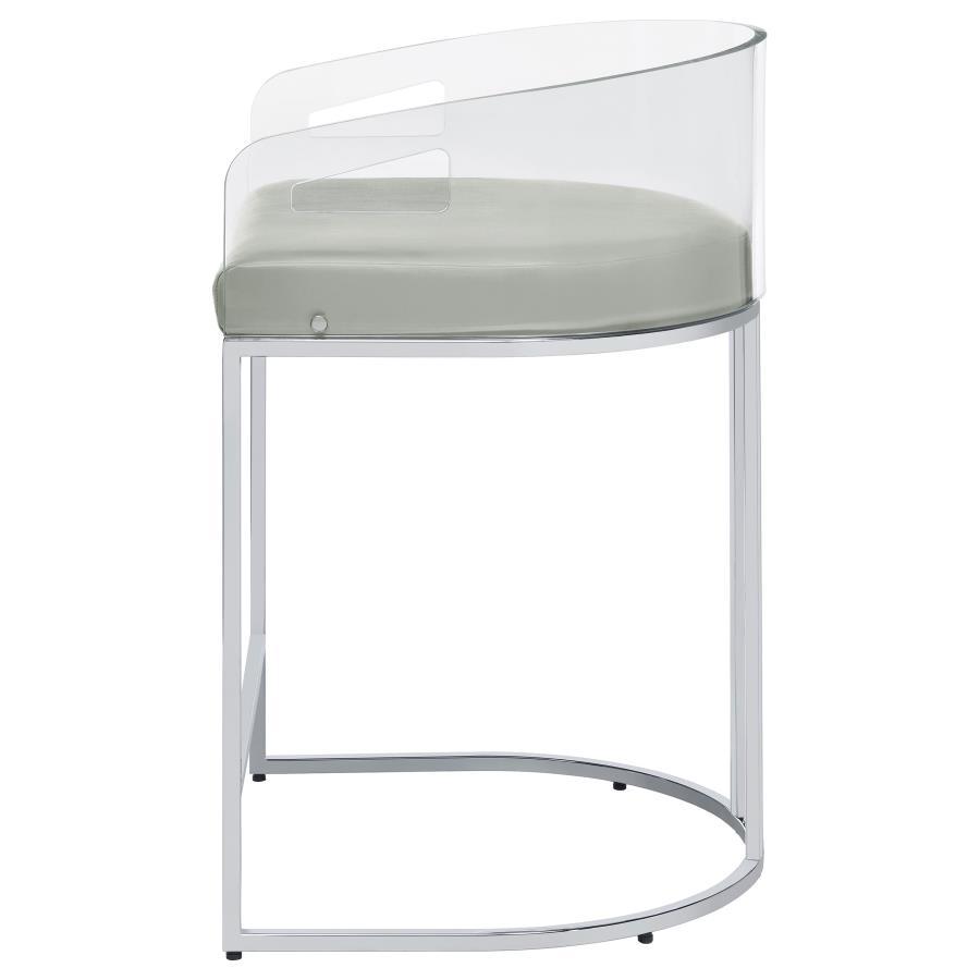 Thermosolis - Clear Acrylic Chair (Set of 2) by CoasterElevations | Bel Furniture
