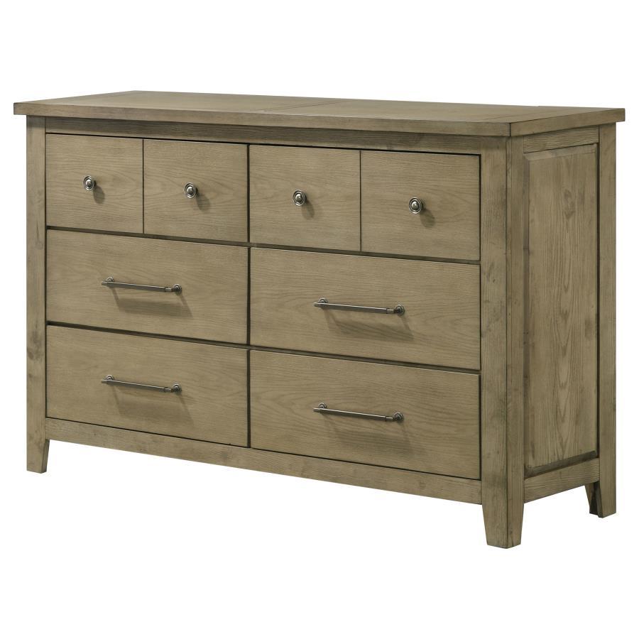 Hazlewood - 6-Drawer Bedroom Dresser Cabinet