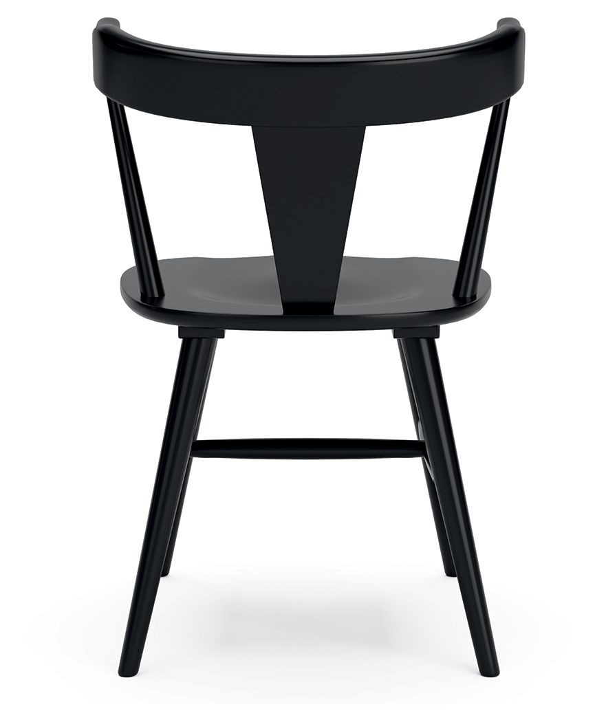 Gretlynn - Black - Dining Room Side Chair (Set of 2) by Signature Design by Ashley® | Bel Furniture
