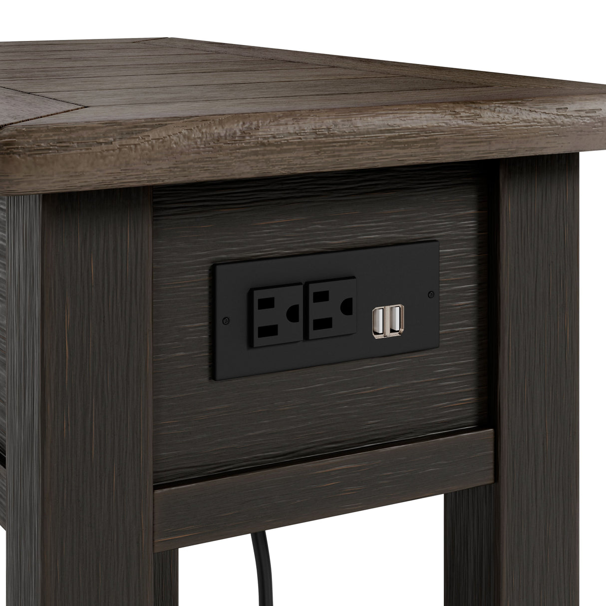 Tyler Creek - Black / Gray - Chair Side End Table by Signature Design by Ashley® | Bel Furniture