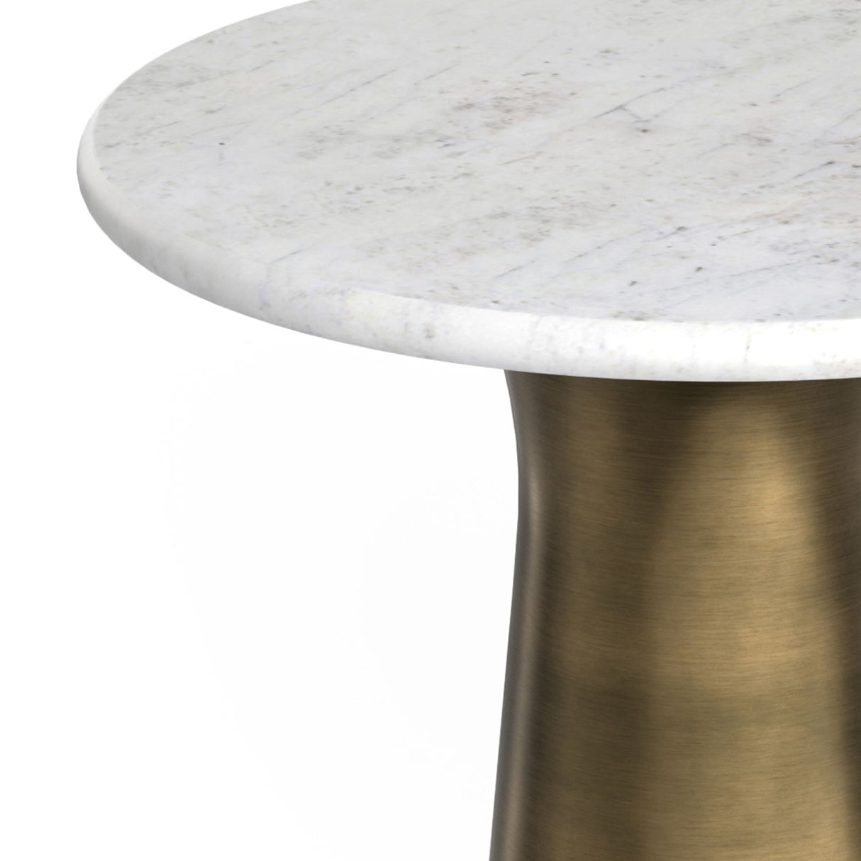 Nicollette - Side Table - Antique Brass by Simpli-Home | Bel Furniture