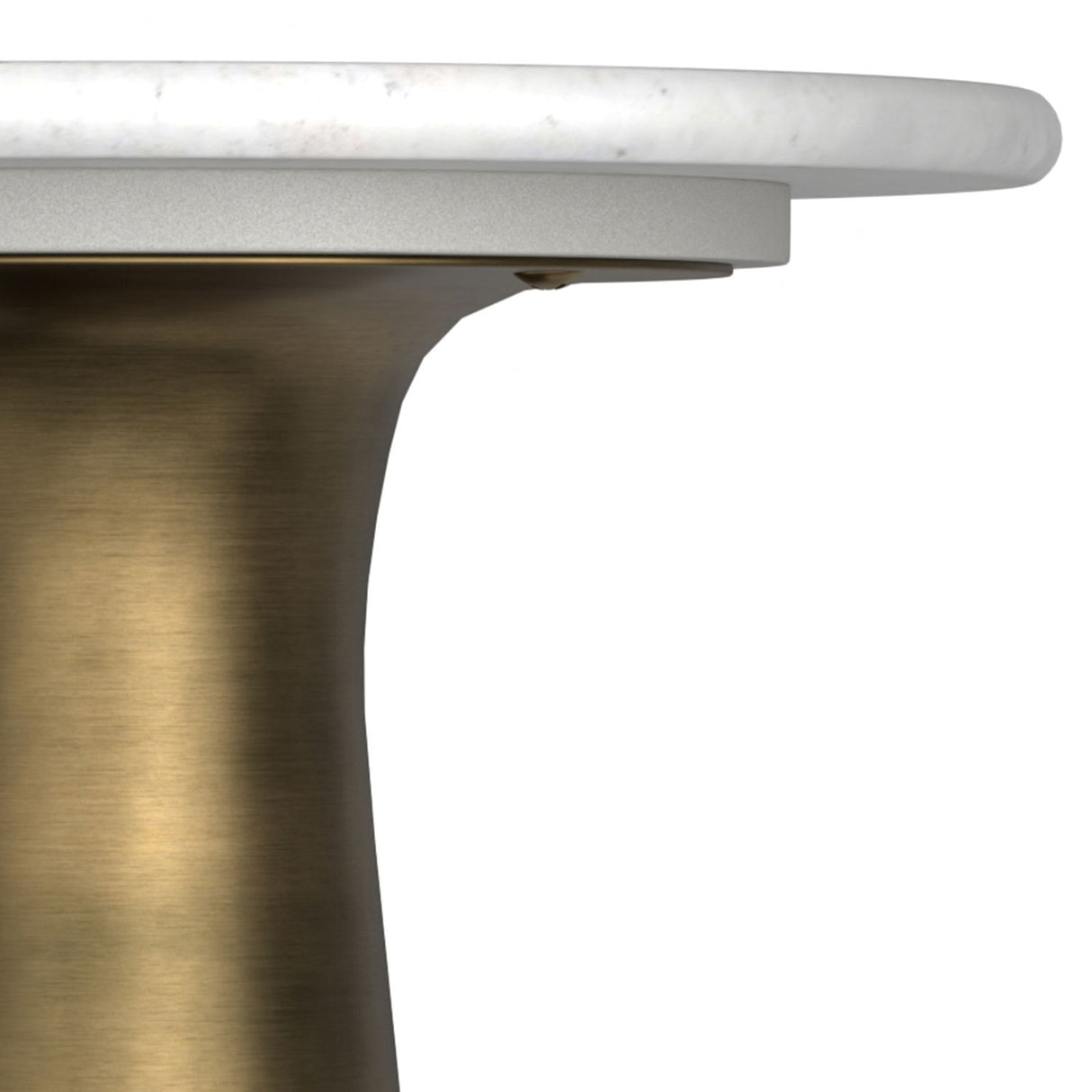 Nicollette - Side Table - Antique Brass by Simpli-Home | Bel Furniture