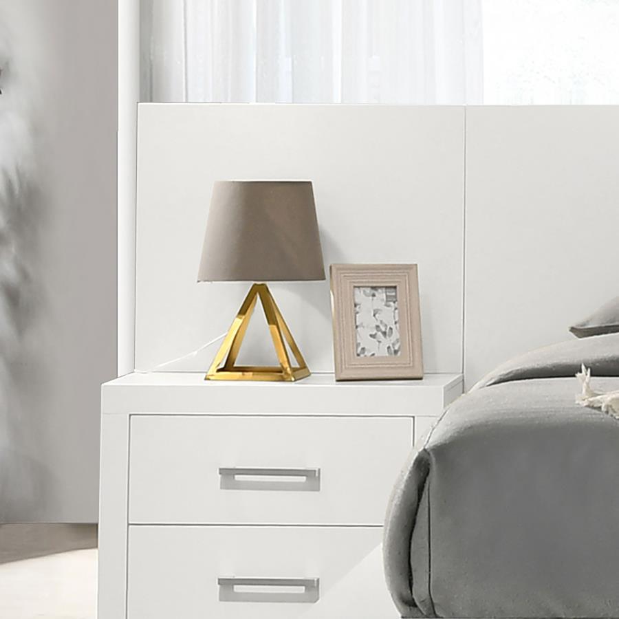 Jessica - Wood Bed Panels (Set of 2) by CoasterEssence | Bel Furniture