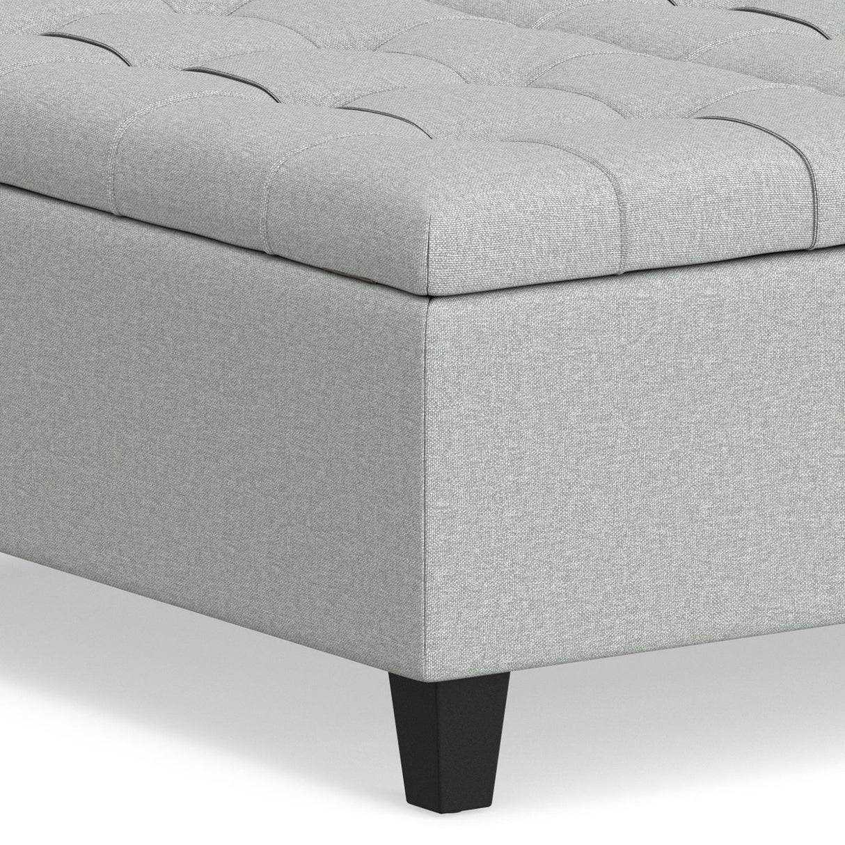 Harrison - Coffee Table Storage Ottoman Lift Top - Stone Gray