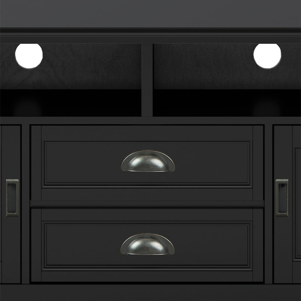 Burlington - TV Media Stand by Simpli-Home | Bel Furniture