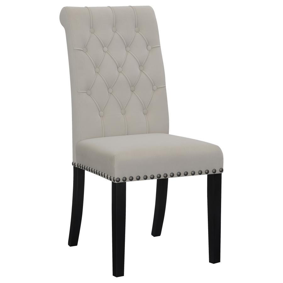 Alana - Upholstered Dining Side Chair (Set of 2) by CoasterElevations | Bel Furniture