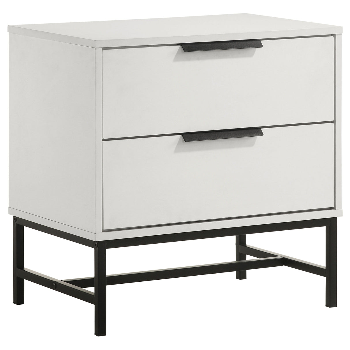 Sonora - 2-Drawer Nightstand Bedside Table - White by Coaster Fine Furniture | Bel Furniture
