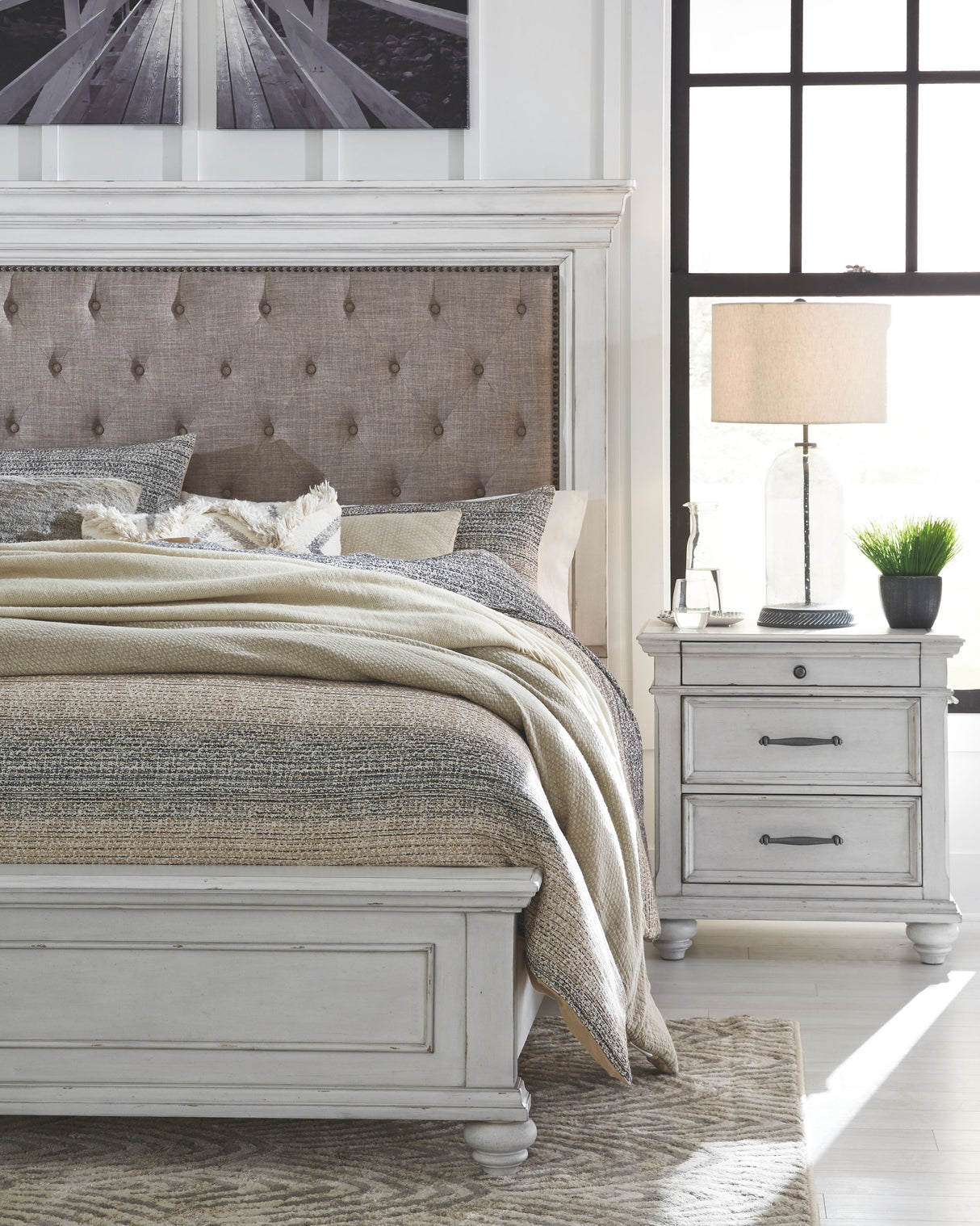 Kanwyn - Upholstered Bedroom Set by Benchcraft® | Bel Furniture