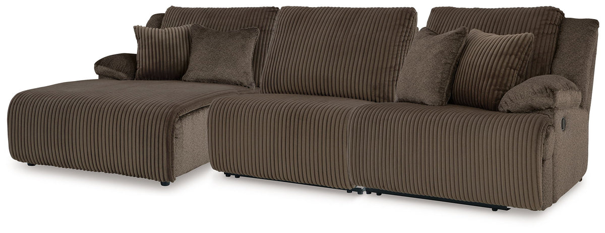 Top Tier - 3 Piece Reclining Sectional