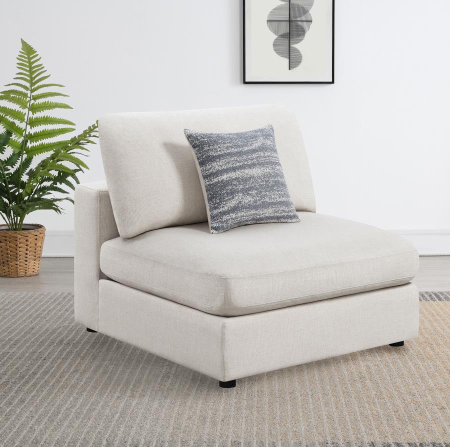 Serene Upholstered Armless / Corner Chair