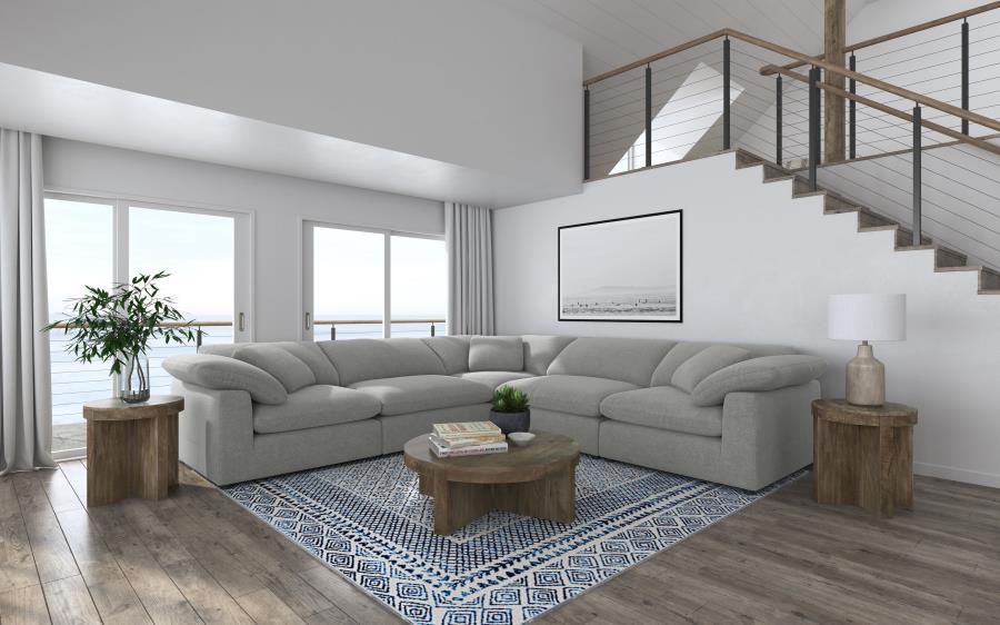 Raleigh - Boucle Upholstered Modular Sectional