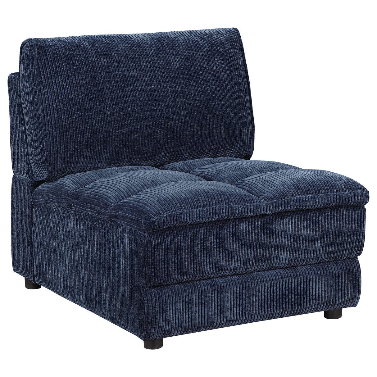Atlantic Corduroy Upholstered Chair Blue
