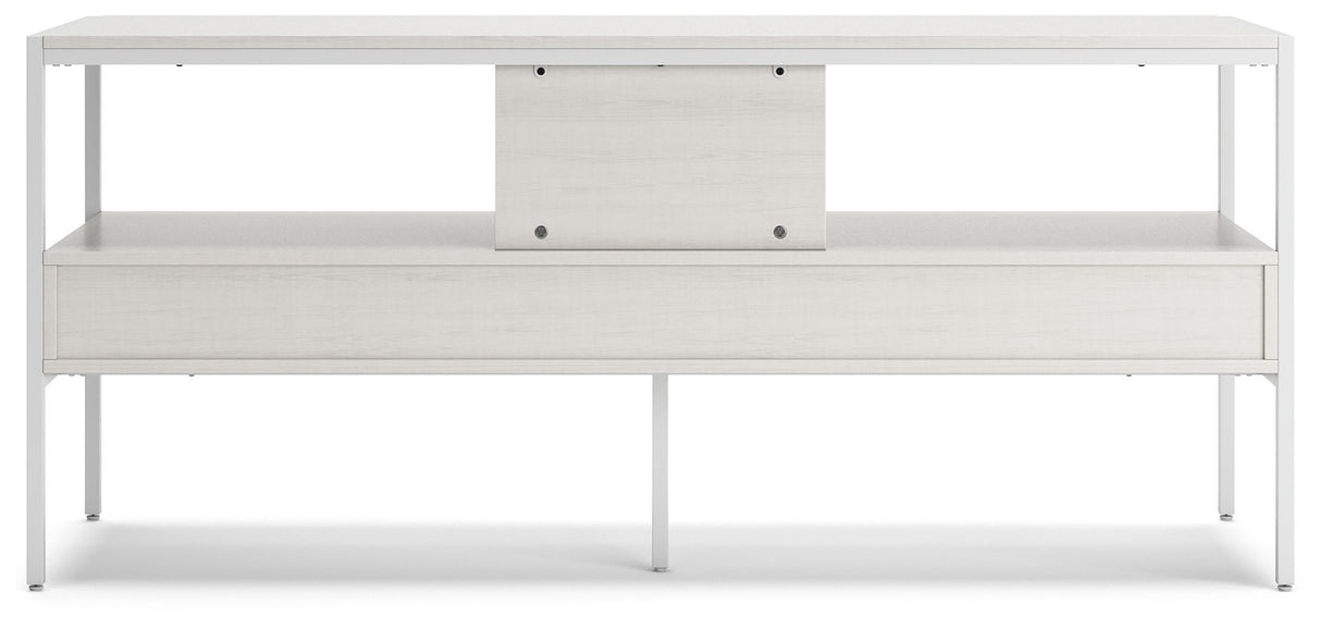 Deznee - White - Large TV Stand by Signature Design by Ashley® | Bel Furniture