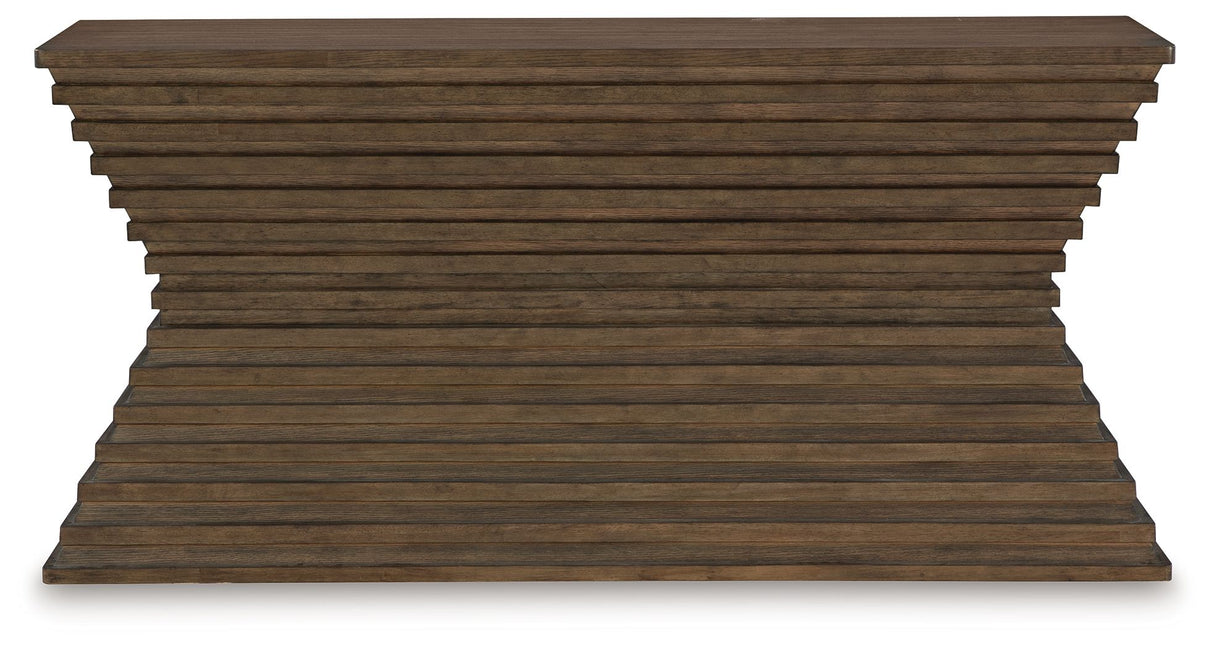 Hannodream - Warm Brown - Sofa Table by Signature Design by Ashley® | Bel Furniture