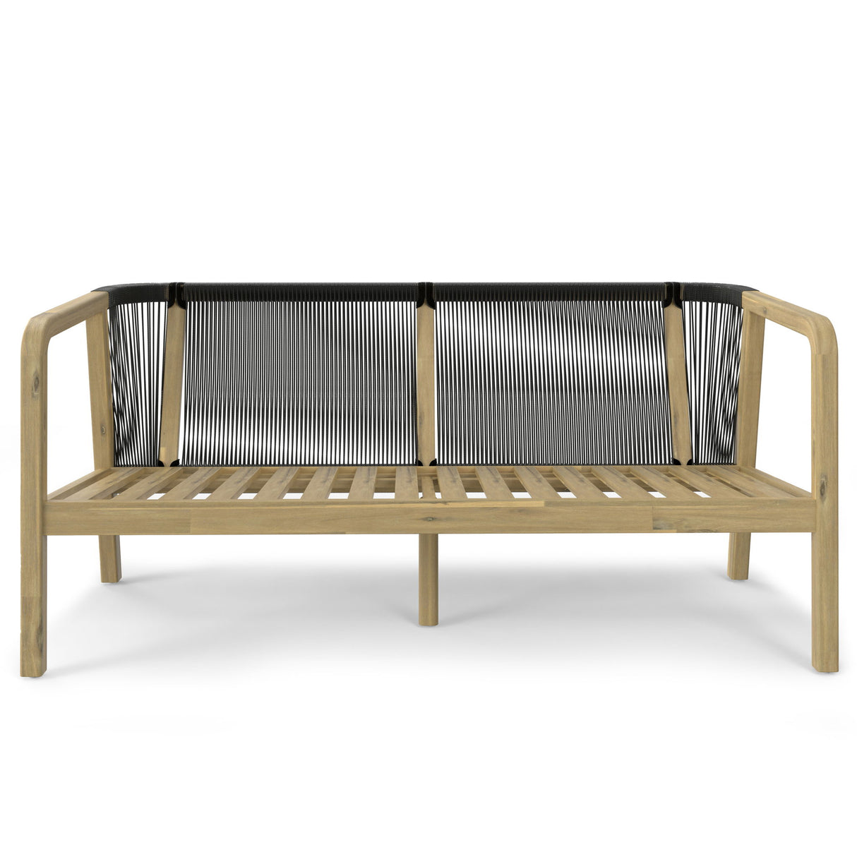 Palmetto - Outdoor Sofa - Stone Gray by Simpli-Home | Bel Furniture