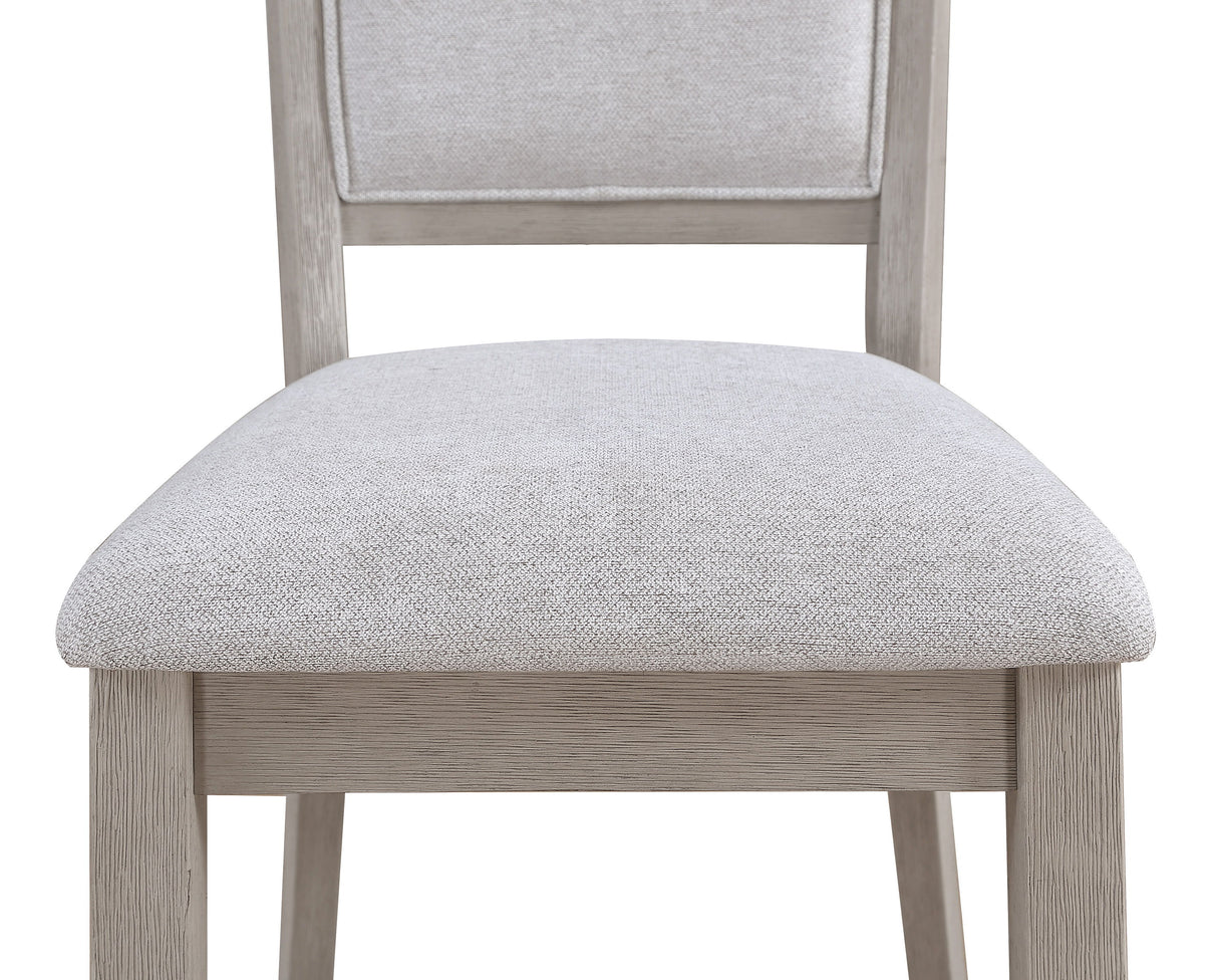 Amara - 5 Piece Round Dining Set Drift Wood - Drift Wood by Crown Mark | Bel Furniture