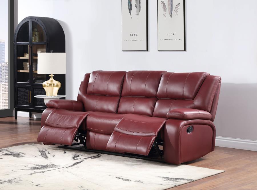 Camila - Upholstered Motion Reclining Sofa by Coaster Fine Furniture | Bel Furniture