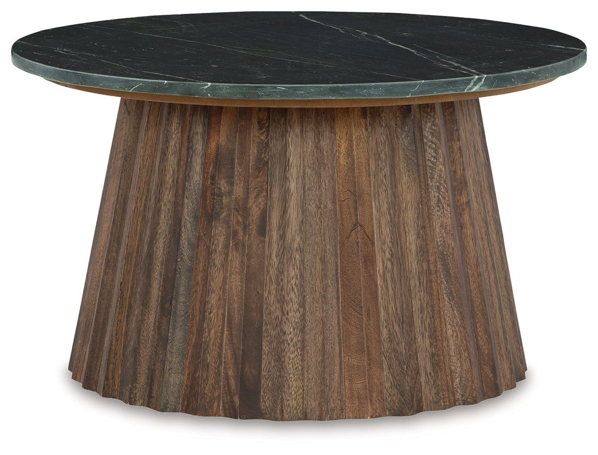 Ceilby - Black / Brown - Accent Cocktail Table by Signature Design by Ashley® | Bel Furniture