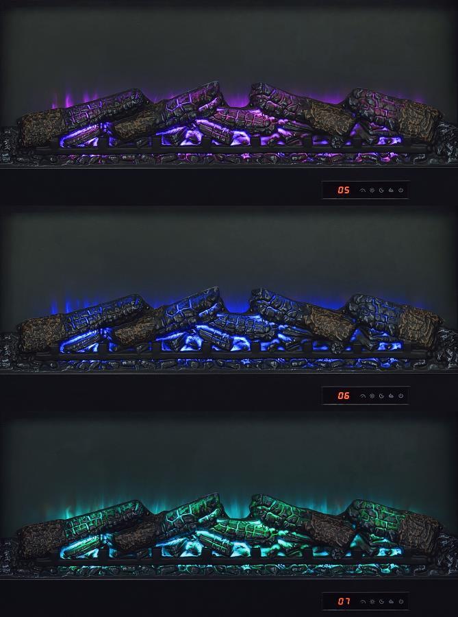 Fuller - 60" 2-Door TV Stand Fireplace Media Console - Mango